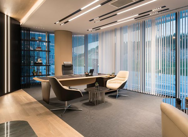 Ofis Büro White Dikey Perde SV22K